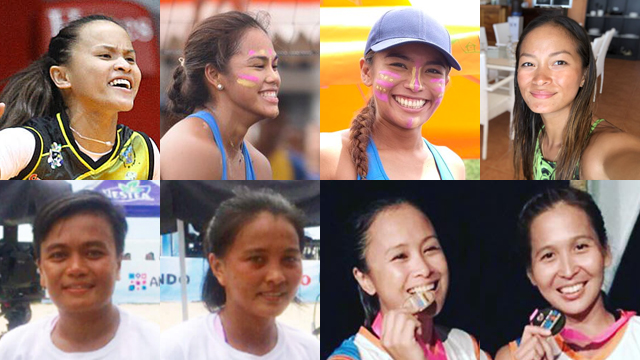 GIRL POWER. Some of the best local beach volleyball players banner the Philippine campaign.  