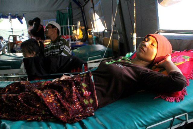 MALARIA. A malaria outbreak has infected at least 137 people in Indonesia's West Lombok after the island was rocked by a series of earthquakes in recent months, an official said on September 16. Photo by Pikong/AFP 