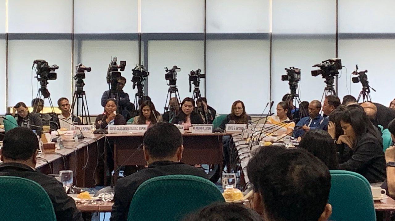 PARENTS. Distressed parents of minors who joined leftist groups spoke at the Senate hearing of the committee on public order and dangerous drugs. Photo by Aika Rey/Rappler 