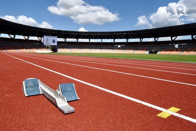 MULTI-BILLION. The track oval of the Athletic Stadium at New Clark City, the venue for the 30th SEA Games. 