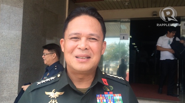 FINAL STORY: Armed Forces chief General Gregorio Catapang Jr corrects the account of Basit Usman's death. File photo by Mark Cristino/Rappler   