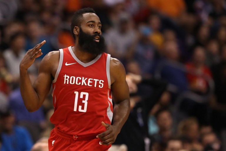 36 POINTS. James Harden helped the Rockets score 50 points in the 3rd quarter, which ultimately decided the game. File Photo by Christian Petersen/Getty Images/AFP 