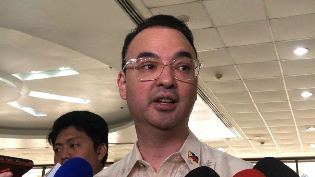 ABS-CBN ISSUE. A file photo of Speaker Alan Peter Cayetano, who is in no hurry to hold hearings on the ABS-CBN franchise. Photo by Rappler  