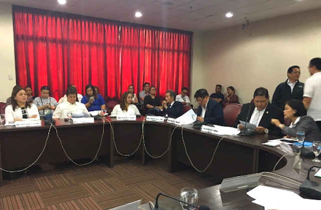 DEATH PENALTY. The House committee on justice meets on December 7, 2016. Photo by Mara Cepeda/Rappler  