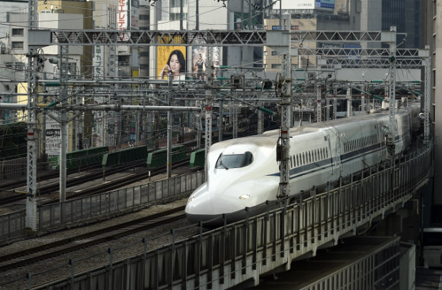 PRIDE OF JAPAN. This photo taken on June 8, 2016, shows a Shinkansen bullet train running in Tokyo, Japan. The Japanese train system is known for its safety and punctuality, an official says. Photo by Franck Robichon/EPA 