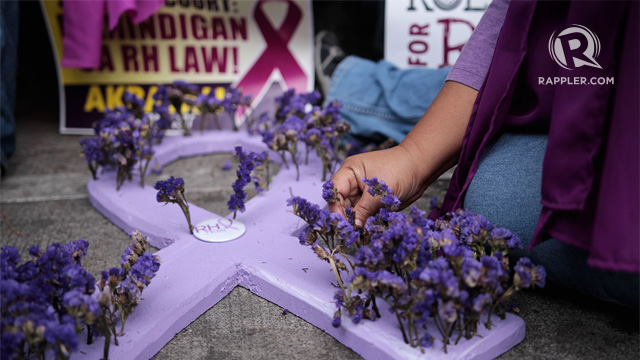 PRO-RH. The RH law is declared constitutional by the Supreme Court. Photo by Franz Lopez/Rappler