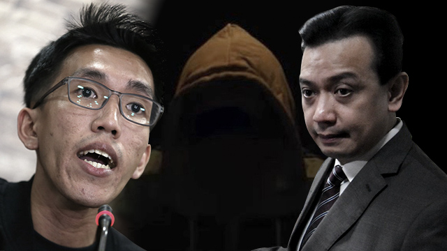INCITING TO SEDITION. Under the Duterte administration, two people have been charged with inciting to sedition: (webmaster Rodel Jayme (left) and opposition Senator Antonio Trillanes IV 