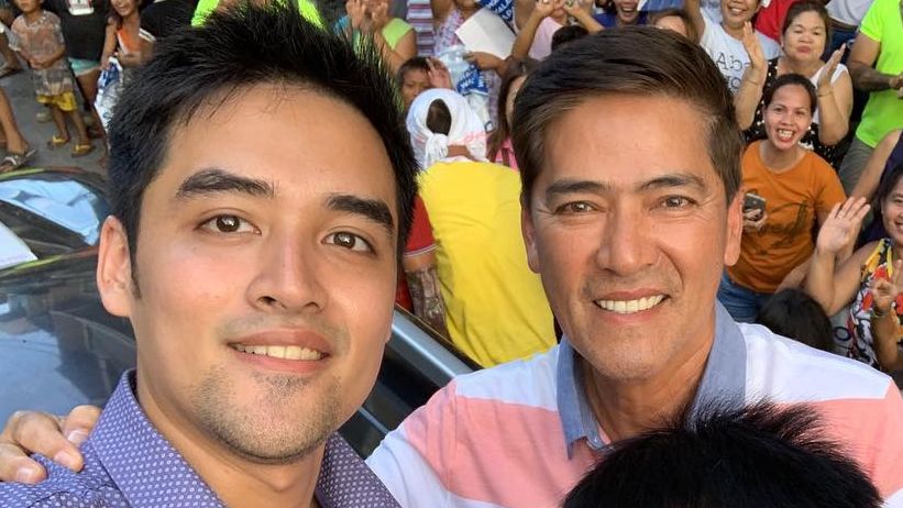 ENTENG'S SON. Vico's father, Vic Sotto, is known for his sitcom-turned-movie icon character "Enteng Kabisote," an unlikely hero of epic, and comic, proportions. Photo from Pauleen Luna Sotto's Instagram account 