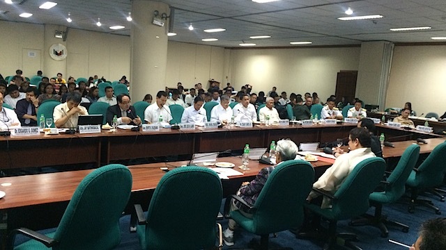 SENATE HEARING: The Philippine Senate holds its first congressional hearing on the West Philippine Sea where military officers freely discuss the security threat posed by China's reclamation activities. 