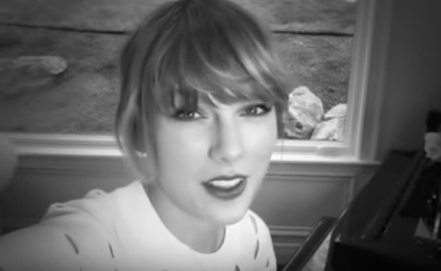 Foto dari screen capture akun YouTube Taylor Swift 