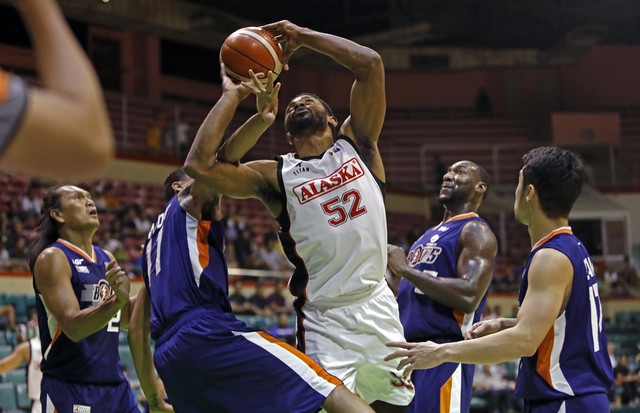 ONE WIN AWAY. Mike Harris delivers a near triple-double outing as Alaska gets one foot in the door to the 2018 PBA Governors' Cup finals. Photo from PBA Images   