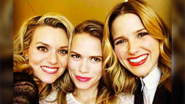 PEYTON, HAYLEY, AND BROOKE. The cast got together in Paris for a 'One Tree Hill' convention. Photo from Instagram 