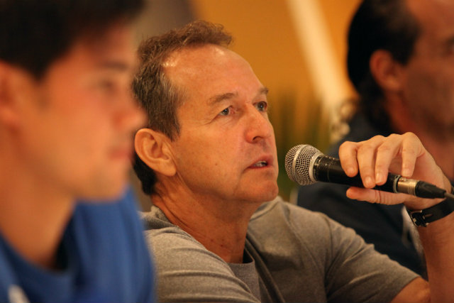 Thomas Dooley, seen before the Azkals' game against Bahrain, was one of the factors who facilitated the raise in popularity of football stateside. File photo by Josh Albelda/Rappler 