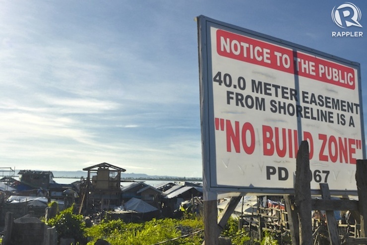 MORE LAND. With no-build zones demarcated, the local government needs 30-70 hectares of land to build houses on. Photo by LeAnne Jazul/Rappler