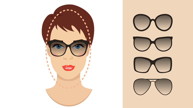 Kacamata untuk wajah lonjong wanita berhijab