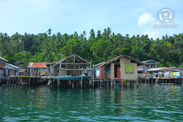 CLOSE TO THE WATER. Stilt houses of the Sama people are a common site in Tawi-Tawi 