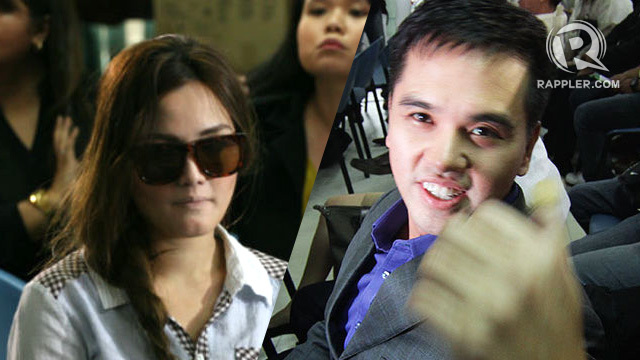 OUT ON BAIL. Deniece Cornejo and Cedric Lee, both accused of the January 2014 mauling of comedian-host Vhong Navarro. 