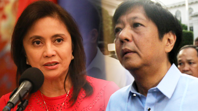 VP PROTEST. Former senator Bongbong Marcos Jr is questioning the victory of Vice President Leni Robredo, who beat him in the 2016 polls. Photo of Marcos by Inoue Jaena/Rappler, photo of Robredo from OVP 