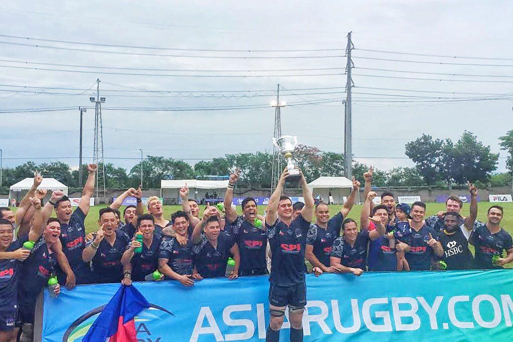 SWEEP. Philippines sweeps Singapore in two matches to clinch the Asia Rugby Div 1 title again. Photo by Tonichi Regalado/Rappler 