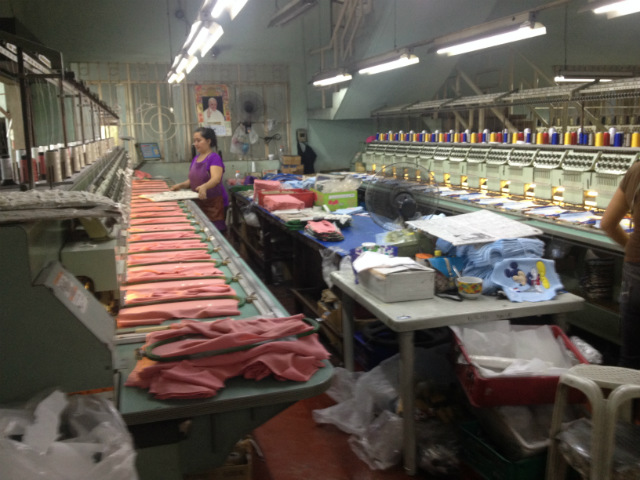 WORKPLACE. This photo shows one of the workplaces inspected by the Task Force Valenzuela. Photo from Nagkaisa 