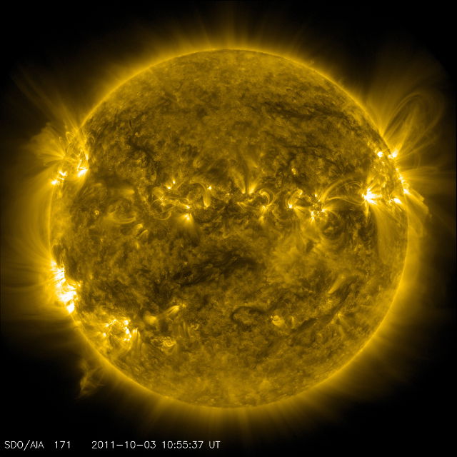 SOLAR STORM. Photo by NASA Solar Dynamics Observatory/EPA 