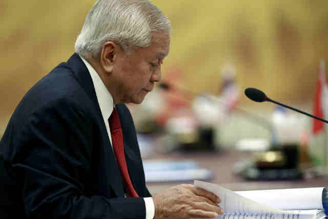 TOP DIPLOMAT. File photo of Philippine Secretary Albert del Rosario