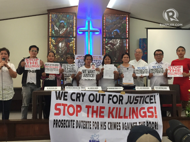 JUSTICE. Families seek justice for the deaths of their loved ones. Photo by Jodesz Gavilan/Rappler 