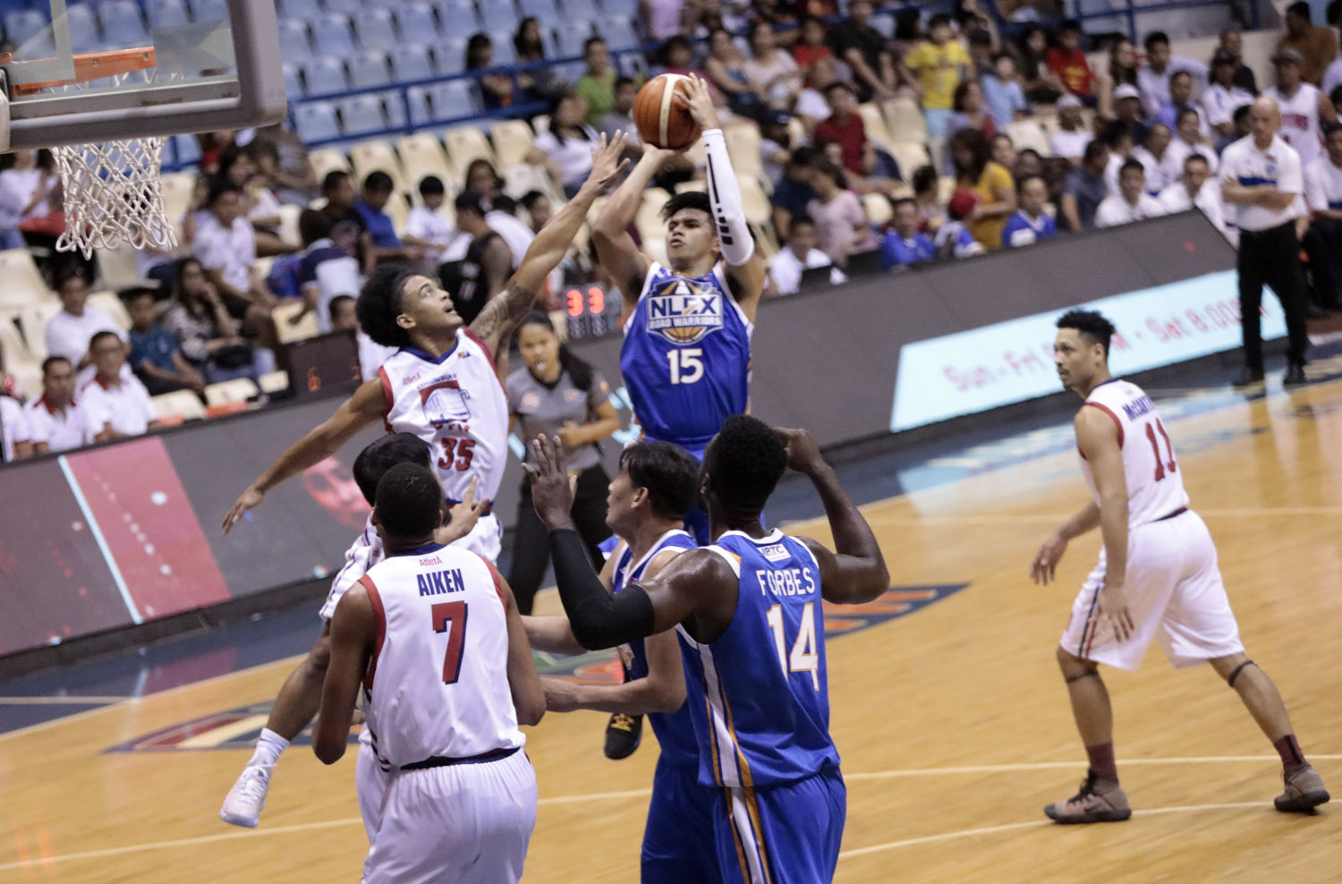 DOSE OF REALITY. Kiefer Ravena says the NLEX Road Warriors' 20-point loss to the Columbian Dyip is a 'wake-up call.' Photo by PBA Images 