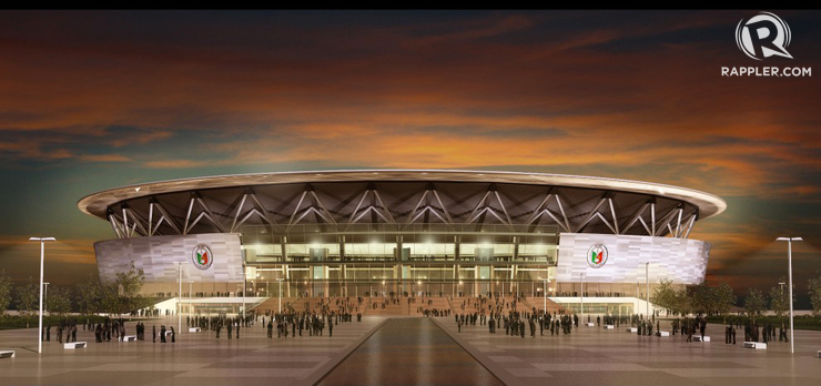 A computer-generated illustration of the Philippine Arena. Photo courtesy of Populous.