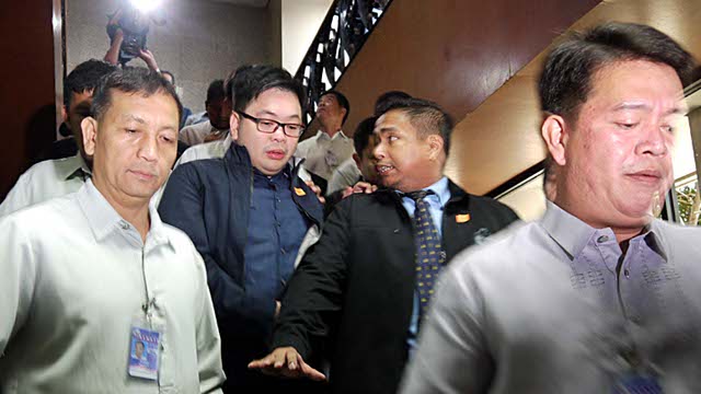 ALLEGED RICE SMUGGLER. Davidson Bangayan, also known as David Tan, is indicted for violating Article 186 of the Revised Penal Code (RPC). Photo from Senate PRIB  