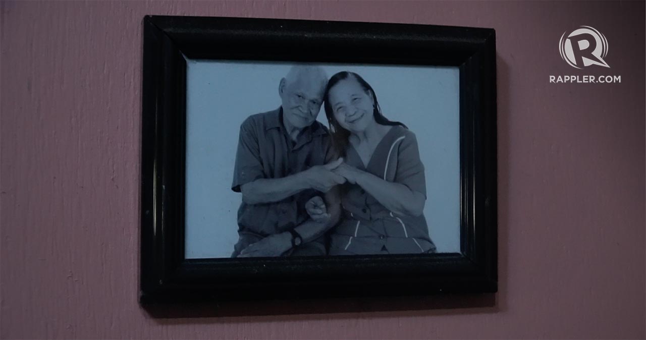 'MAY FOREVER.' Rene and Aida pose for a photo during their 50th wedding anniversary celebration.