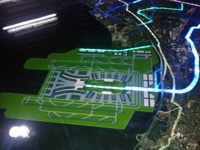 NEW AIRPORT. Proposed design of the Bulacan airport. Photo from PIA. 