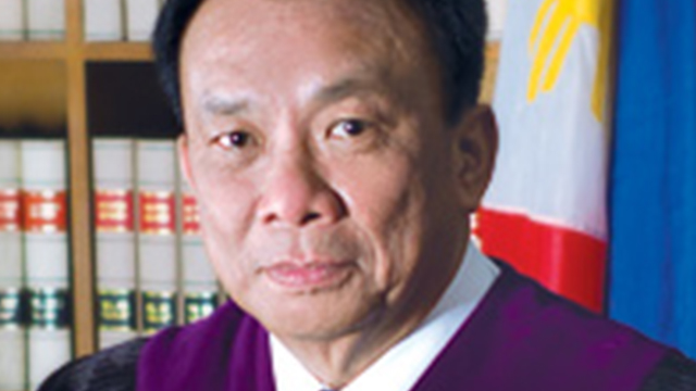 3rd MOST SENIOR. New Chief Justice Lucas Bersamin. Photo from the Supreme Court 