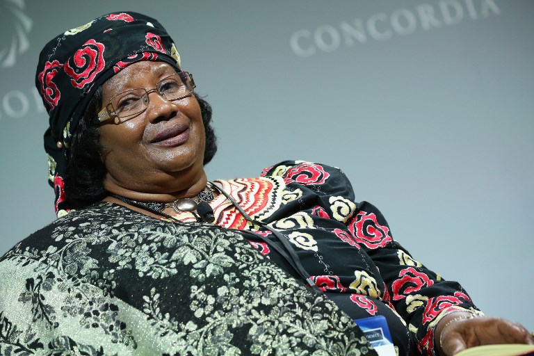 JOYCE BANDA. In this file photo, former President of Malawi Joyce Banda attends the 2016 Concordia Summit in New York City on September 20, 2016. Photo by Paul Morigi/Getty Images for Concordia Summit/AFP 