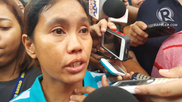 CAPTIVE. Kidnap victim Marites Flor describes her ordeal at the hands of Abu Sayyaf on Friday, June 24, 2016. Photo by Pia Ranada/Rappler 