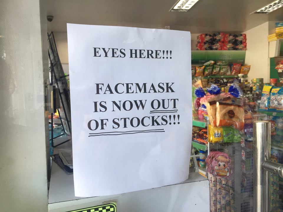 Amid Coronavirus Scare Face Masks Fly Off The Shelves Of Cebu