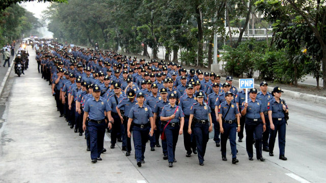 MISSION: 2016. Police during the kick-Off ceremony of Secure and Fair Elections (SAFE) 2016 launch. Photo courtesy of the PNP PIO 