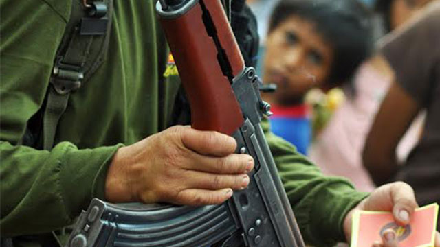 4 DECADES. A file photo of communist guerrillas. File photo by Rappler