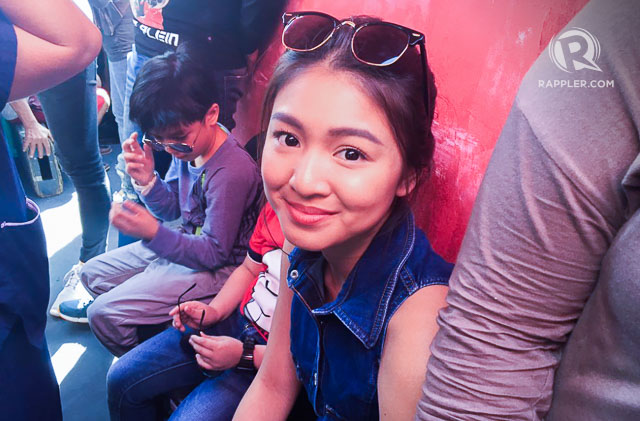 NADINE. Nadine Lustre at the MMFF 2015 Parade of Stars. Photo by Rappler  