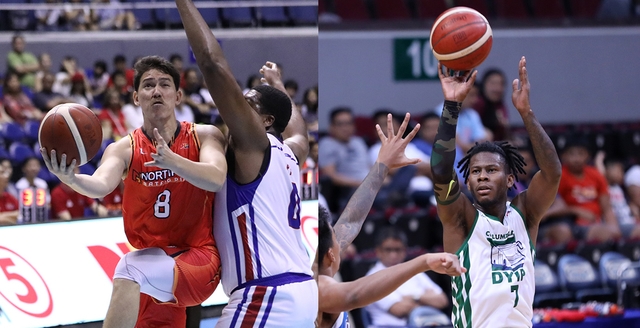 YOUNG GUNS. Robert Bolick and CJ Perez may contend for spots in Gilas Pilipinas' lineup for the 2019 FIBA World Cup. Photos from PBA Images    