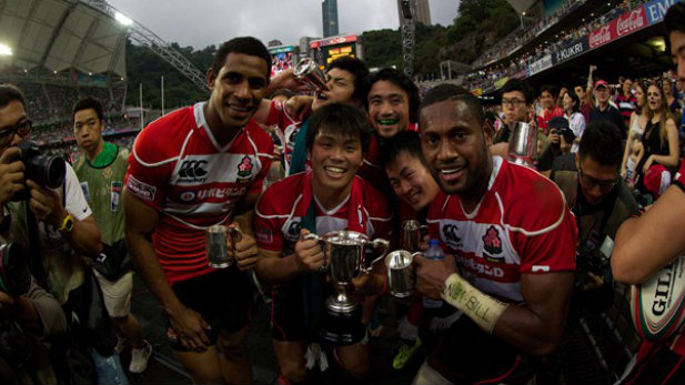 HISTORY. Japan creates history by becoming the first Asian team to qualify for the HSBC Sevens World Series. Photo courtesy of the IRB website