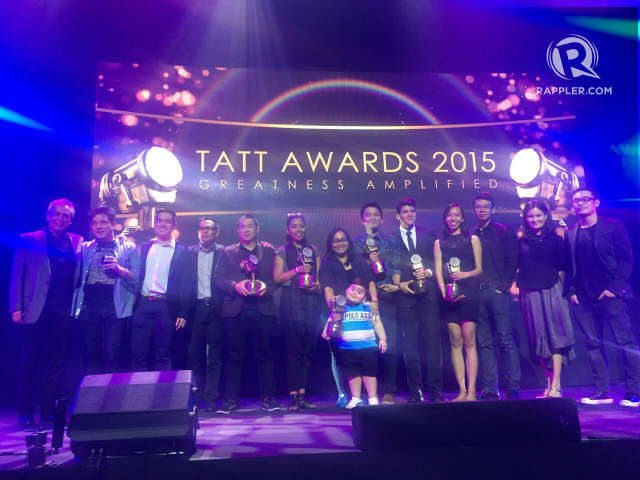 TATT AWARDS 2015. The winners with the members of the Tatt Council. Photo  by Vernise L.Tantuco/Rappler  