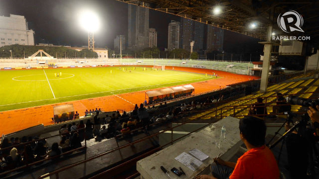 DERELICT. Destroyed during World War II, the Rizal stadium was reconstructed in 1953, and renovated in 2011. Photo by Bob Guerrero/Rappler.com  