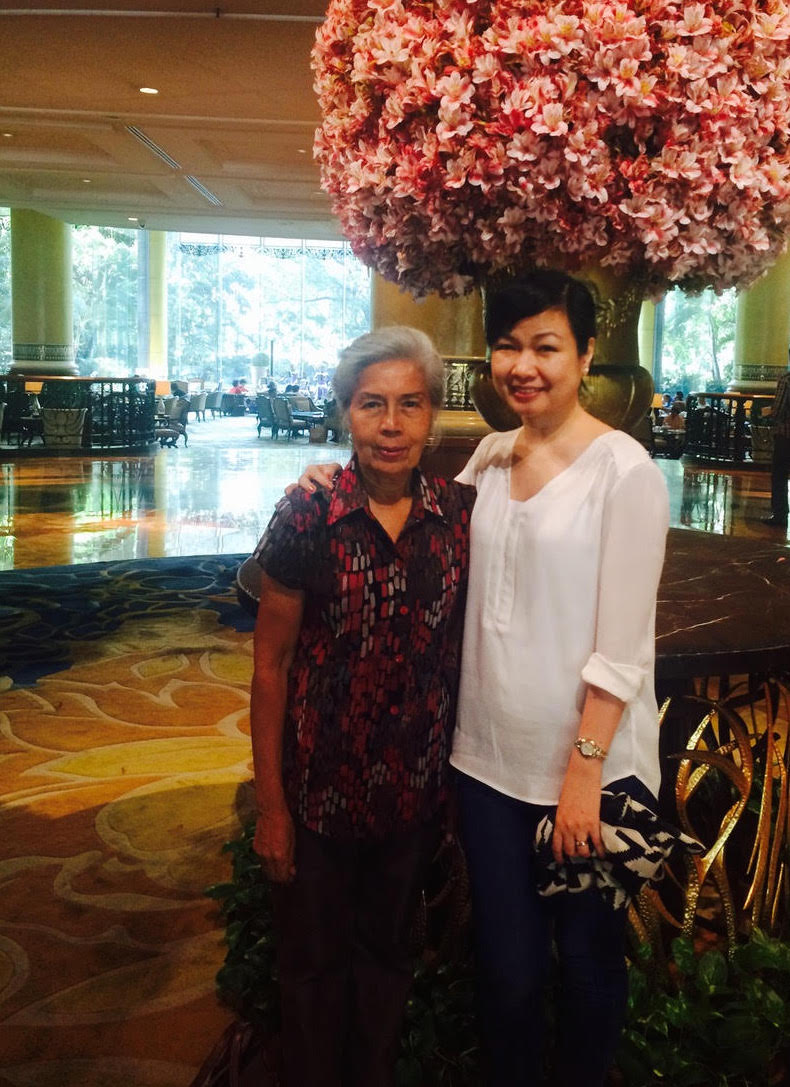 MENTOR. Earl with her 'brilliant first mentor,' retired Court of Appeals justice Teresita Dy-Liacco Flores.