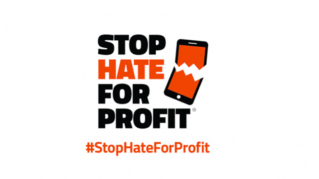 STOP HATE FOR PROFIT. Image from Stop Hate for Profit website.  