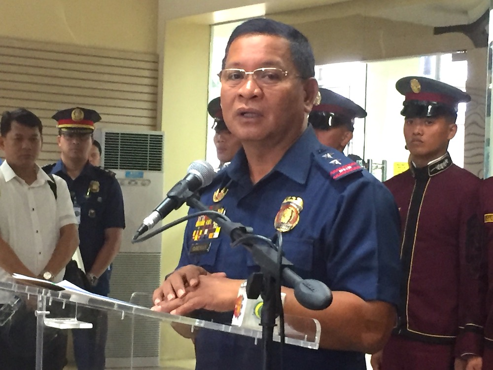 CIDG CHIEF. Director Roel Obusan speaks to reporters about the PNP's new subpoena powers in Camp Crame, Quezon City. Photo by Rambo Talabong/Rappler 