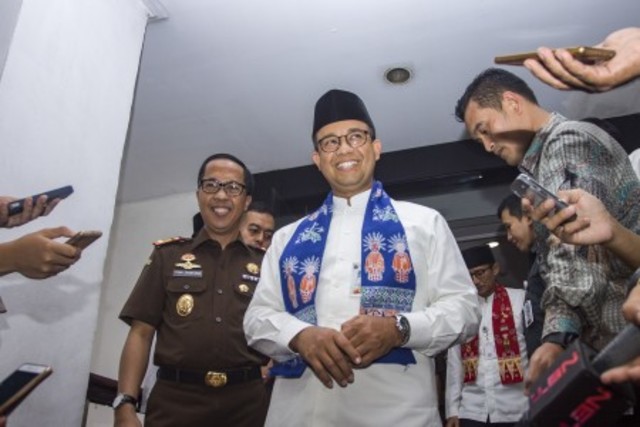 Gubernur DKI Jakarta Anies Baswedan. FOTO oleh Galih Pradipta/ANTARA 