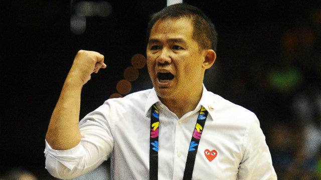 BACK AS HEAD COACH. Chot Reyes returns as Gilas Pilipinas head coach. File photo from FIBA.com 