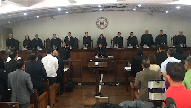 SC IN BAGUIO. The Supreme Court holds oral arguments on April 14 on the powers of the Ombudsman 