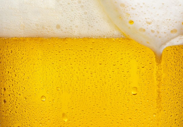 'Droplets on freshly poured beer' image courtesy Shutterstock 